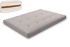 Matras 140x200 natuur met wol, kokos en 2x latex - Futon Pascall Comfort Wool Grijs