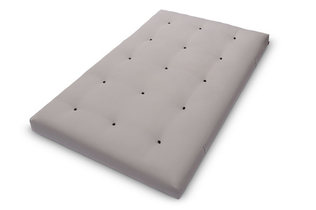 Matras 120x200 natuur met kokos en 2x latex - Futon Pascall Comfort Relax Grijs