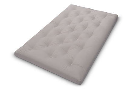 Matras 120x200 natuur met latex - Futon Pascall Slim Latex Grijs