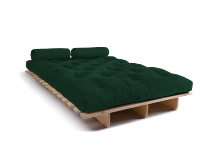 Slaapbank 120x200 - Slim Basic Classic - Pascall Futon Flesgroen