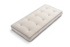 Matras 90x200 natuur met latex - Futon Pascall Comfort Trio Latex Kedro Linnen