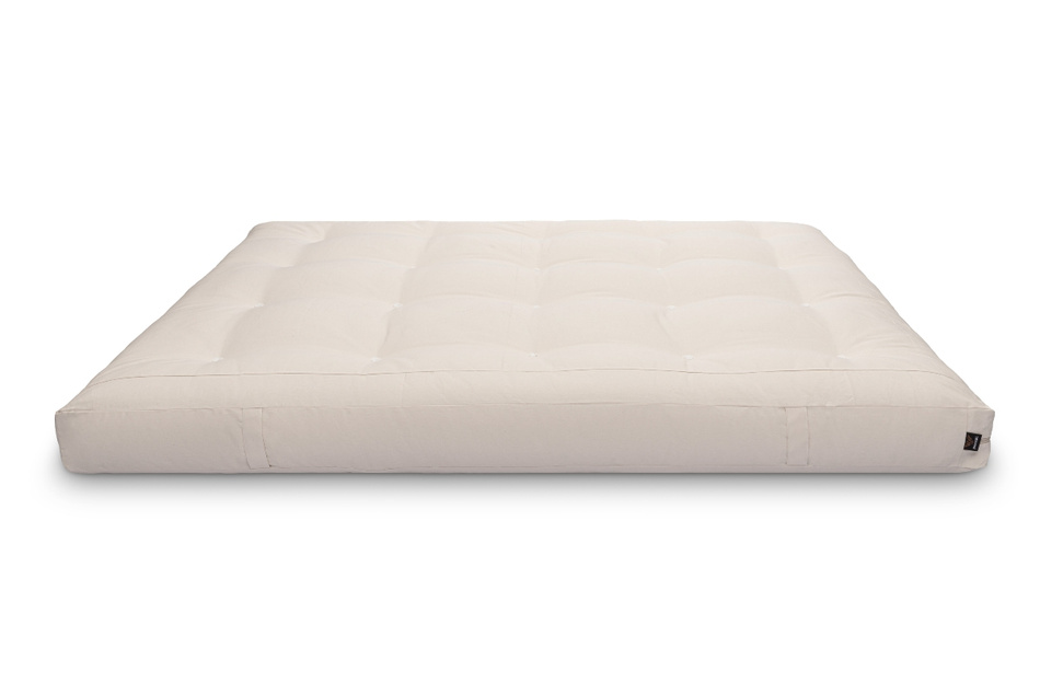 Matras 160x200 natuur met latex - Futon Pascall Medium Latex Ecru