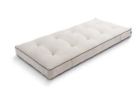 Matras 90x200 naturel met kokos - Futon Pascall Medium Coco Kedro Linnen
