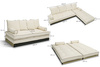 Hoekbank Tatami Medium Latex Kedro 100x200 - Pascall Futon Ecru