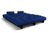 Slaapbank 180x200 - Slim Basic Black - Pascall Futon Prairie