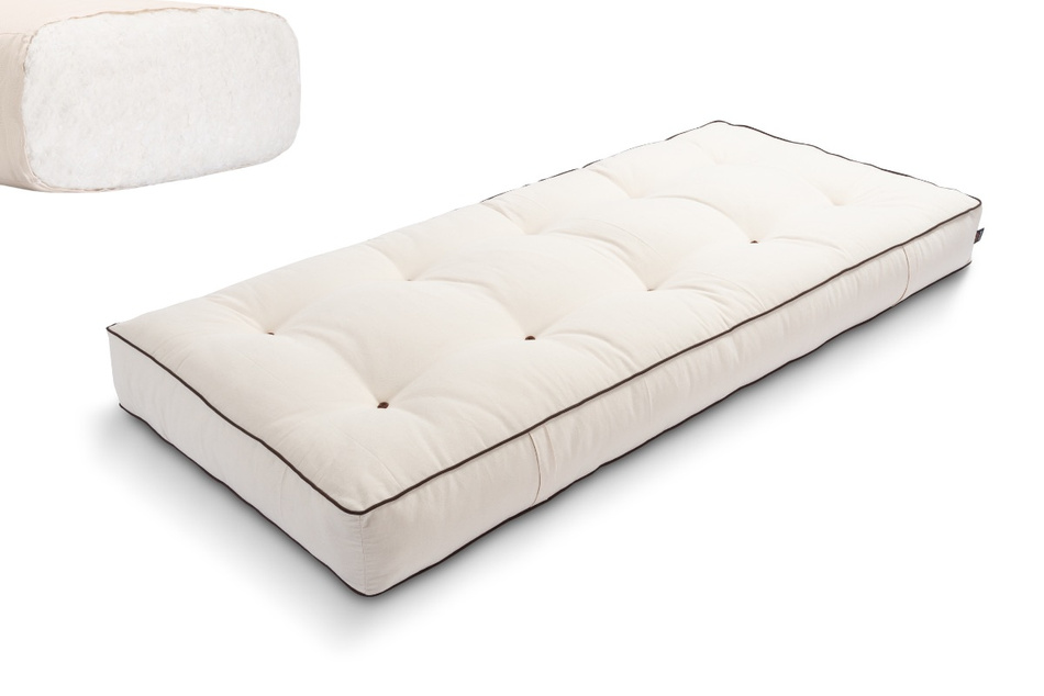 Matras 90x200 natuur - Futon Pascall Comfort Natural Kedro Ecru