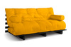 Slaapbank 180x200 - Slim Comfort Black - Pascall Futon Honing
