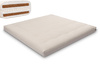 Matras 200x200 natuur met latex en 2x kokos - Futon Pascall Comfort Relax Hard Ecru