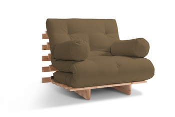Tuinbank 90x200 opvouwbaar - Freedom Classic - Pascall Futon Marron Light