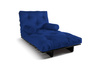Opvouwbare bank 90x200 - Slim Comfort Black - Pascall Futon Prairie