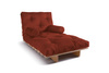 Opvouwbare bank 90x200 - Slim Exclusive Classic - Pascall Futon Metselwerk
