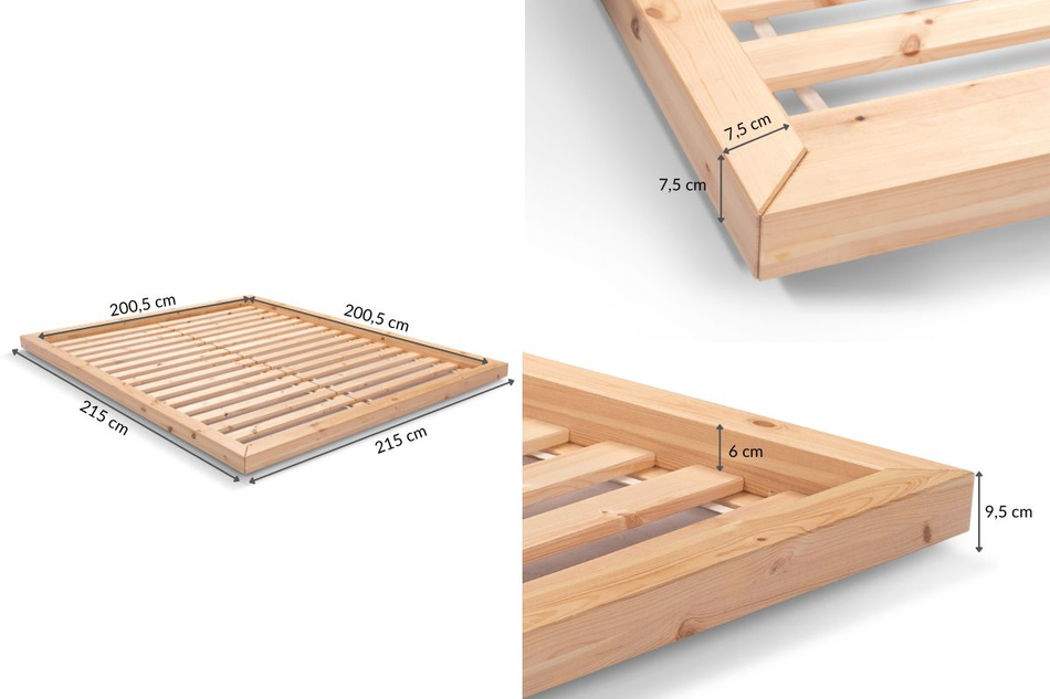 Pascall Houten bed 200x200 - Zen Black