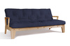 Opvouwbare bank 200 cm - Sakura - Pascall Futon Marineblauw