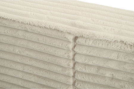 Sofa flexio 85x200 - Pascall - ribfluweel Crème