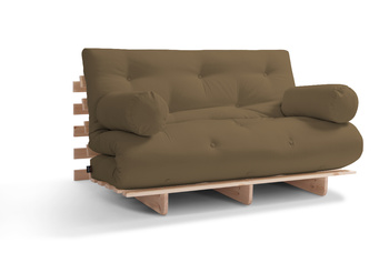 Tuinbank 120x200 opvouwbaar - Freedom Classic - Pascall Futon Marron Light