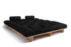 Slaapbank 180x200 - Slim Exclusive Classic - Pascall Futon Zwart