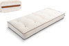 Matras 90x200 natuur met wol, kokos en 2x latex - Futon Pascall Comfort Wool Kedro Ecru