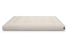 Matras 120x200 natuur met wol, kokos en 2x latex - Futon Pascall Comfort Wool Ecru