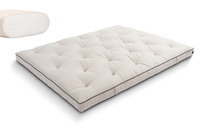 Matras 160x200 naturel - Futon Pascall Slim Natural Kedro Linnen
