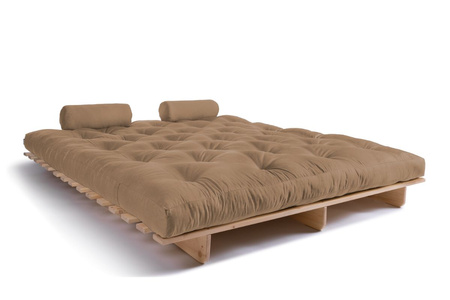 Slaapbank 180x200 - Slim Exclusive Classic - Pascall Futon Beige