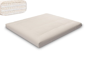 Matras 180x200 natuur met latex - Futon Pascall Comfort Trio Latex Wool Ecru