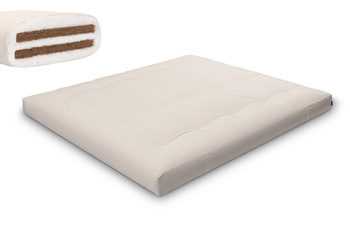 Matras 180x200 natuur met kokos - Futon Pascall Medium Duo Coco Ecru