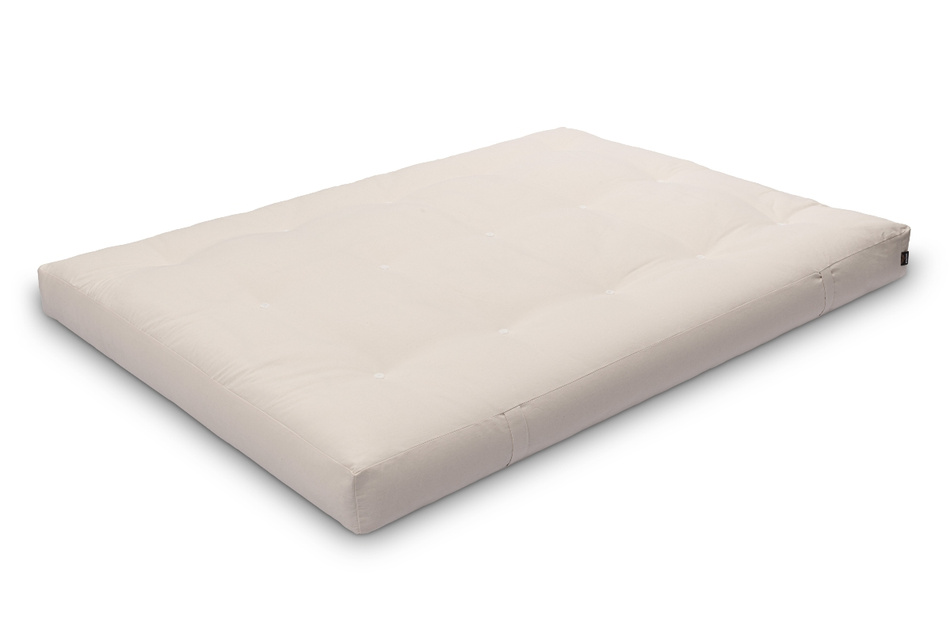 Matras 140x200 natuur met kokos - Futon Pascall Medium Duo Coco Ecru