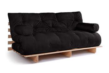 Slaapbank 180x200 - Slim Basic Classic - Pascall Futon Zwart
