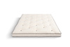 Matras 140x200 natuur met latex - Futon Pascall Slim Duo Latex Kedro Ecru