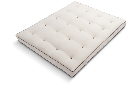 Matras 160x200 naturel met kokos - Futon Pascall Medium Duo Coco Kedro Linnen