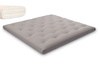 Matras 200x200 natuur met latex - Futon Pascall Slim Duo Latex Grijs
