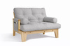 Fauteuil Sakura - Pascall Futon Dove Ash