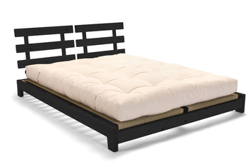 Pascall Houten bed 180x200 - Aisha Classic Black Tatami