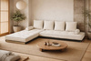Hoekbank Tatami Medium Coco Kedro 70x200 - Pascall Futon Ecru