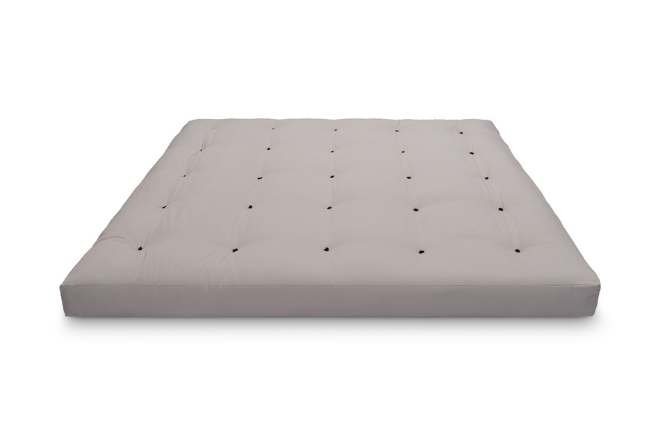 Matras 200x200 natuur met latex - Futon Pascall Comfort Trio Latex Grijs