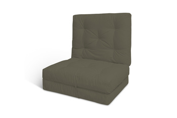 Opvouwbaar matras 90x200 met latex - Futon Pascall Flex Latex Khaki