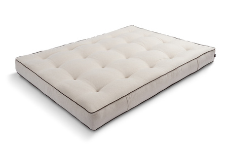 Matras 180x200 natuur met wol, kokos en 2x latex - Futon Pascall Comfort Wool Kedro Linnen