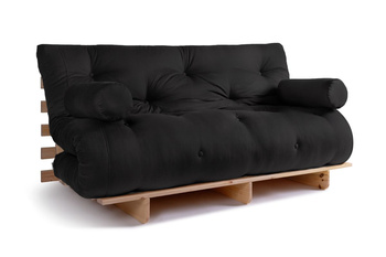 Vouwbank 160x200 - Slim Comfort Classic - Pascall Futon Zwart
