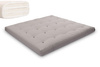 Matras 200x200 natuur met latex - Futon Pascall Comfort Trio Latex Grijs