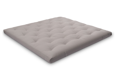 Matras 200x200 natuur met latex - Futon Pascall Slim Latex Grijs