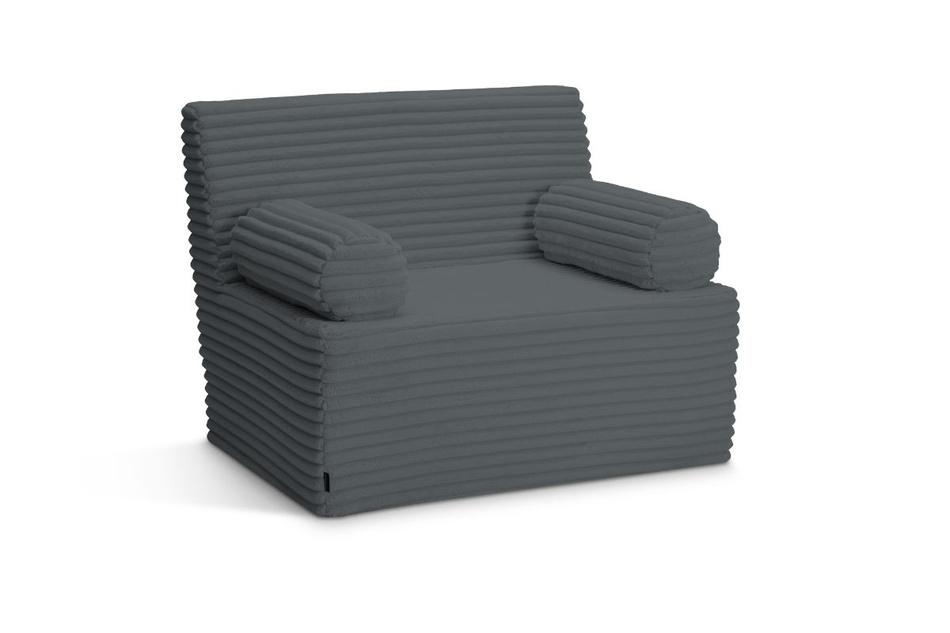 Sofa flexio 85x200 - Pascall - ribfluweel Antraciet