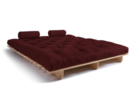 Slaapbank 180x200 - Slim Comfort Classic - Pascall Futon Maroon