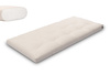 Matras 90x200 natuur - Futon Pascall Slim Natural Ecru
