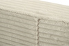 Sofa flexio 85x200 - Pascall - ribfluweel Crème