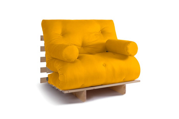 Opvouwbare bank 90x200 - Slim Comfort Classic - Pascall Futon Honing