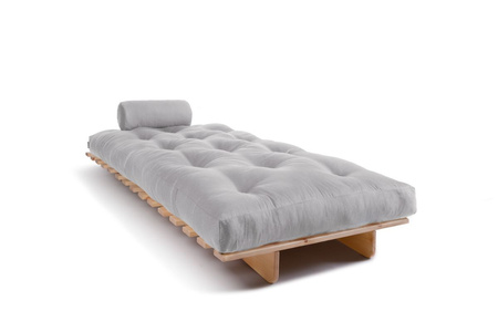 Opvouwbare bank 90x200 - Slim Comfort Classic - Pascall Futon Dove Ash