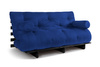 Opvouwbare bank 160x200 - Slim Basic Black - Pascall Futon Prairie