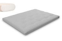 Matras 160x200 natuur - Futon Pascall Slim Natural Dove Ash