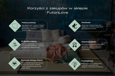 Opvouwbare bank 160x200 - Slim Exclusive Kedro Black - Pascall Futon Ecru