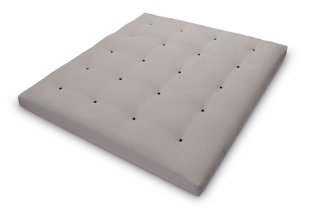 Matras 180x200 natuur met wol, kokos en 2x latex - Futon Pascall Comfort Wool Grijs